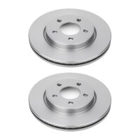 2 Brake Discs rear axle full Ø 65.5 mm 12 mm VALEO...