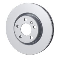 2 Brake Discs rear axle full Ø 65 mm 10 mm VALEO...