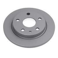 2 Brake Discs rear axle full Ø 62 mm 10 mm VALEO for e.g. TOYOTA AURIS