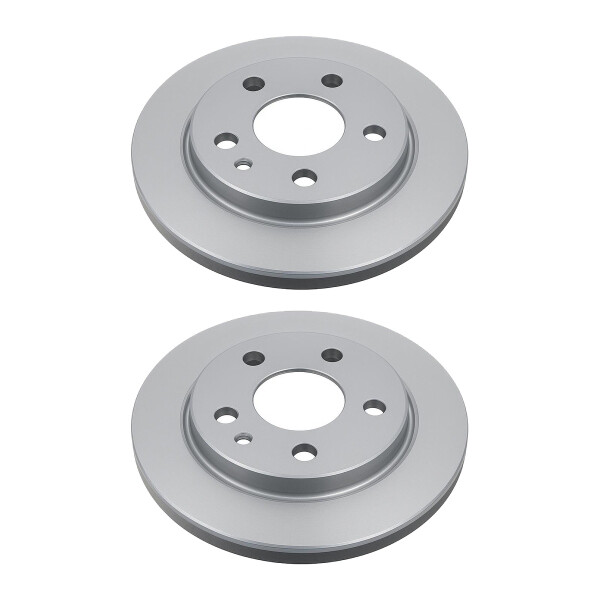 2 Brake Discs rear axle full Ø 68 mm 12 mm VALEO for e.g. AUDI A4