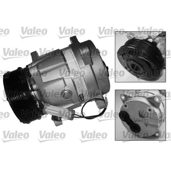 Klimakompressor 120mm mit PAG-Kompressoröl VALEO für CITROËN C5 I