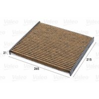 Filter interior air activated carbon filter VALEO for...