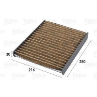 Filter interior air activated carbon filter VALEO for...