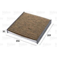 Filter interior air activated carbon filter VALEO for RENAULT LAGUNA II