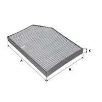 Innenraumfilter antiallergisch 296 mm - 211 mm VALEO...