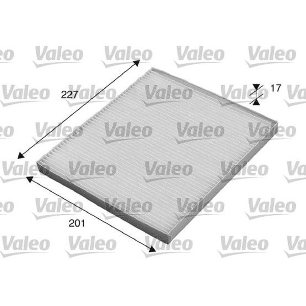 Interior filter particle filter 227mm VALEO for i40 I