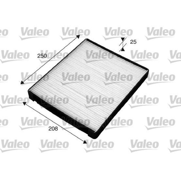 Interior filter particle filter 236mm VALEO for TERRACAN (HP)
