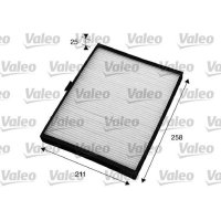 Interior filter particle filter 258mm VALEO for ELANTRA III