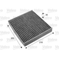 Interior filter activated carbon filter 218mm VALEO for...