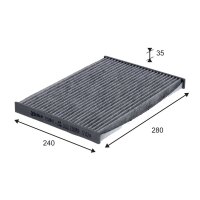 Innenraumfilter Aktivkohlefilter VALEO für u.a....