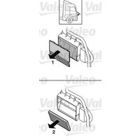 Interior filter particle filter 449mm VALEO 716028