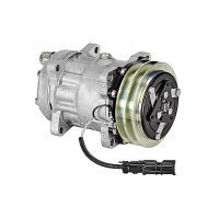 Klimakompressor 24 V R 134a Ø 132 mm VALEO passend...
