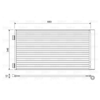 Condenser air conditioning with dryer VALEO for MINI (R56)