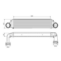 Ladeluftkühler VALEO für BMW 3 (E46)