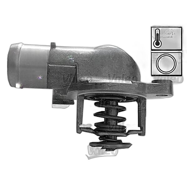 Thermostat Coolant opening temperature 87 °C VALEO for e.g. VW CALIFORNIA