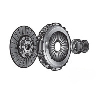 Clutch Kit Ø 362 mm 10 teeth Clutch Release VALEO for e.g. NISSAN ATLEON