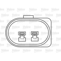 Window lifter front right electric 2-pin VALEO for...