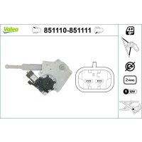 Window lifter rear left electric 2-pin VALEO for TOYOTA...