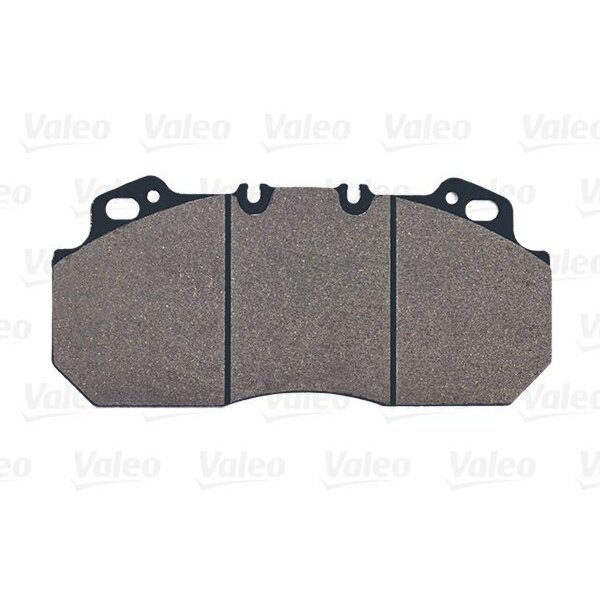 Brake pad set front discs 28 mm VALEO for e.g. RENAULT TRUCKS