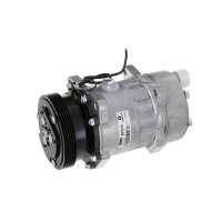 Klimakompressor 117mm mit PAG-Kompressoröl VALEO...