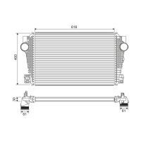 Ladeluftkühler VALEO für VW AMAROK