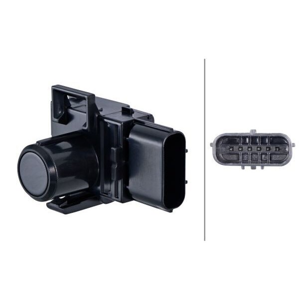 Parking Aid Sensor plug-in 6-pin HELLA for HONDA ACCORD and others