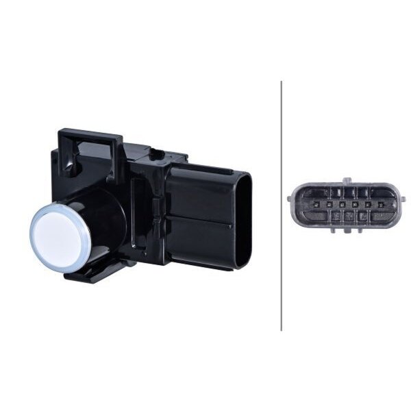 Sensor Einparkhilfe gesteckt 6-polig HELLA für u.a. TOYOTA SIENNA