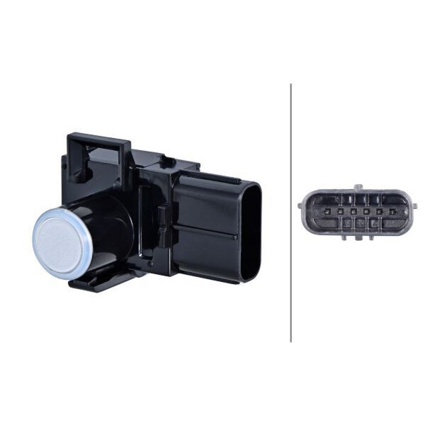 Sensor Einparkhilfe gesteckt 6-polig HELLA für u.a. TOYOTA SIENNA