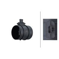 Mass air flow sensor pipe socket 4-pin HELLA