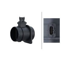 Mass air flow sensor pipe socket 4-pin HELLA for FIAT Tipo notchback and others