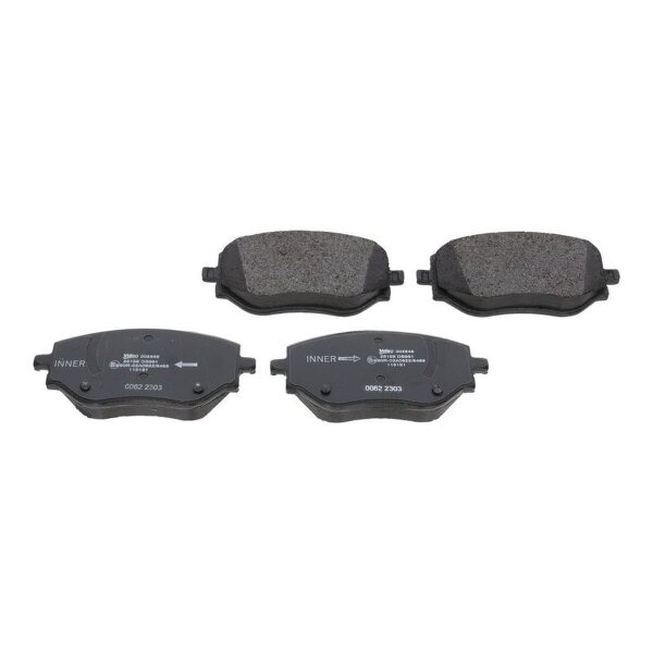 Brake pad set front discs 18.3 mm VALEO for e.g. RENAULT CLIO