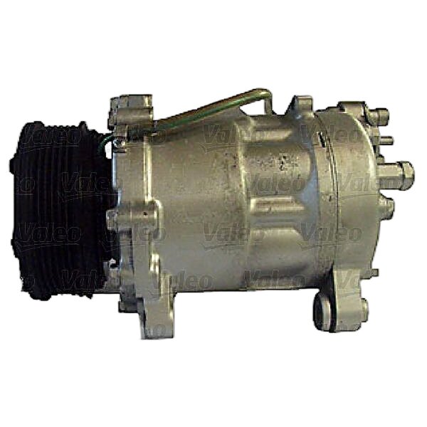 Air Conditioning Compressor 12 V R 134a Ø 100 mm VALEO suitable for e.g. VW LUPO