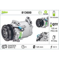 Air conditioning compressor 109mm with PAG compressor oil...
