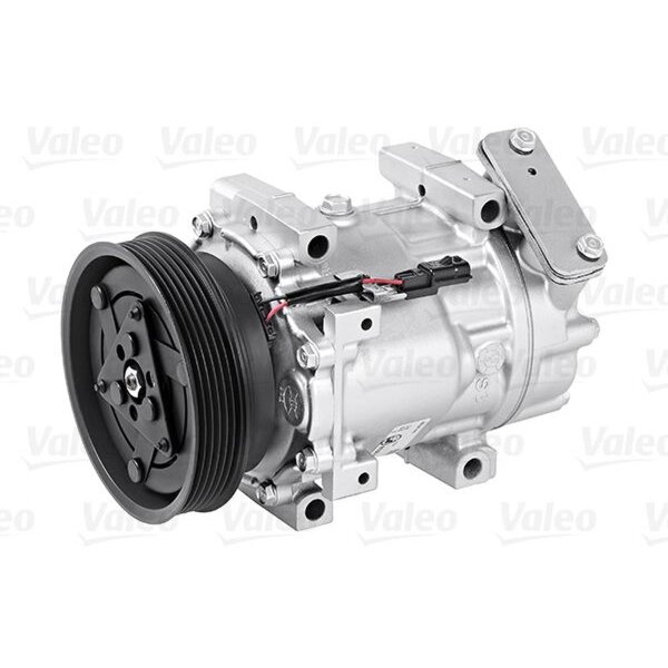 Klimakompressor 12 V R 134a Ø 129 mm VALEO für u.a. NISSAN QASHQAI