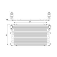 Intercooler VALEO for TOYOTA RAV 4