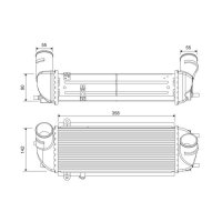 Intercooler VALEO for KIA SORENTO II