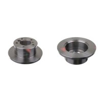 2 brake discs rear axle full Ø 271 mm 15.8 mm FTE...
