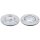 2 brake discs rear axle ventilated Ø 330 mm 20 mm FTE for BMW X3 and others