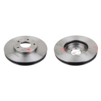 2 Bremsscheiben Vorderachse belüftet Ø 280 mm...