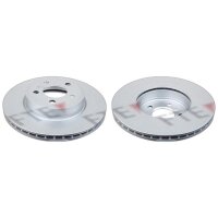 2 brake discs front axle ventilated Ø 325 mm 25 mm...