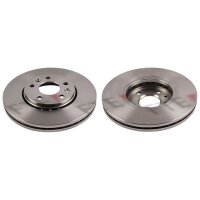 2 Bremsscheiben Vorderachse belüftet Ø 296 mm...