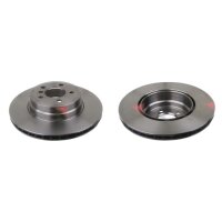 2 brake discs rear axle ventilated Ø 345 mm 24 mm...