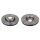 2 Bremsscheiben Vorderachse belüftet Ø 316 mm 28 mm FTE für u.a. VOLVO V60