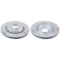 2 brake discs rear axle ventilated Ø 320 mm 22 mm...