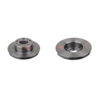 2 brake discs front axle full Ø 276 mm 22 mm FTE...