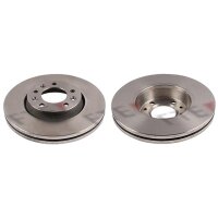 2 Bremsscheiben Vorderachse belüftet Ø 280 mm...