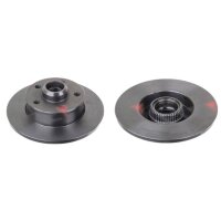 2 brake discs rear axle full Ø 226 mm 10 mm FTE...