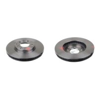 2 brake discs front axle ventilated Ø 296 mm 28 mm...