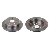 2 brake discs rear axle full Ø 291 mm 10 mm FTE...