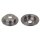 2 brake discs rear axle full Ø 291 mm 10 mm FTE for LEXUS IS Series